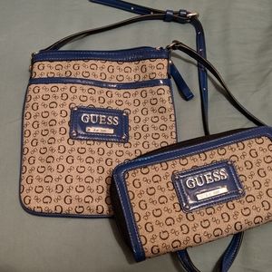 Guess crossbody bag and wallet